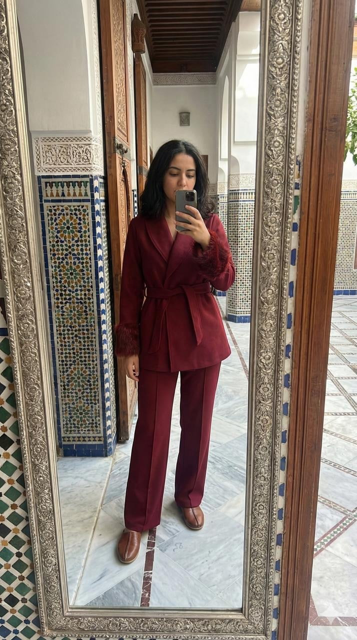 Ensemble cap pantalon