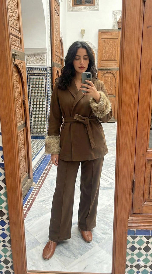 Ensemble cap pantalon