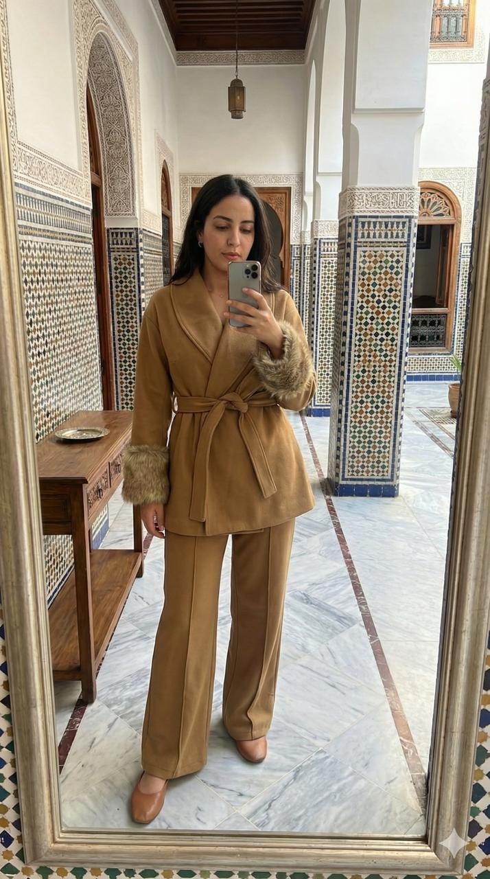 Ensemble cap pantalon